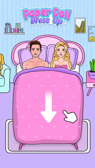 Paper Doll: Fashion Dress Up (Свит Пейпер Долл) [МОД Mega Pack] Screenshot 1