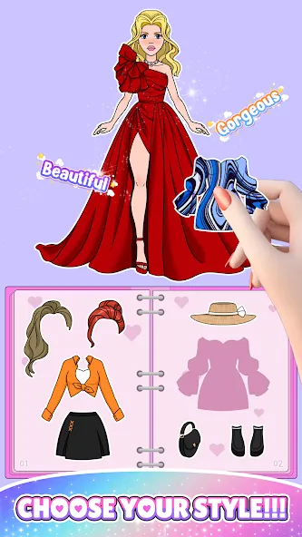 Paper Doll: Fashion Dress Up (Свит Пейпер Долл) [МОД Mega Pack] Screenshot 5