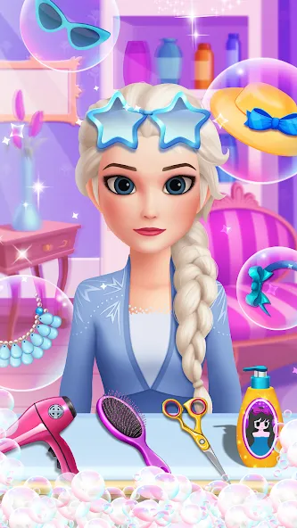 Hair Salon: Beauty Salon Game (Хэр Салон) [МОД Unlimited Money] Screenshot 1