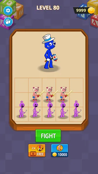 Merge Monster Friends (Мердж Рейнбоу Френд) [МОД Меню] Screenshot 1