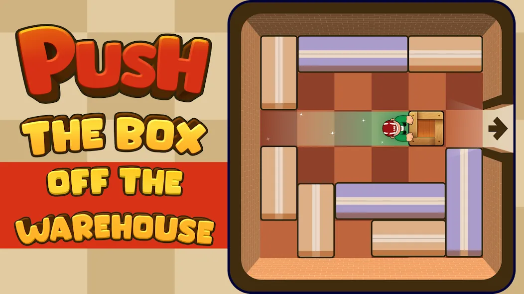 Push Box Out (Пуш Бокс Аут) [МОД Много денег] Screenshot 1