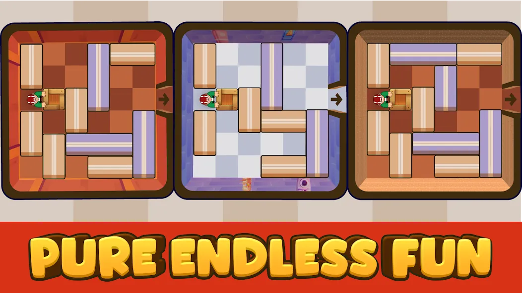 Push Box Out (Пуш Бокс Аут) [МОД Много денег] Screenshot 2