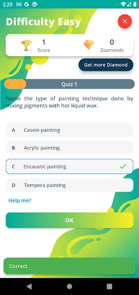 Ultimate Art Quiz (Ультимативная Викторина по искусству) [МОД Бесконечные монеты] Screenshot 4