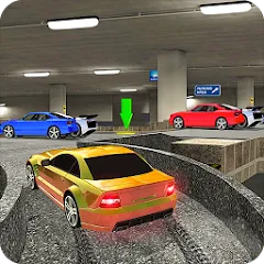 Скачать взломанную Street Car Parking: Car Games  [МОД Menu]