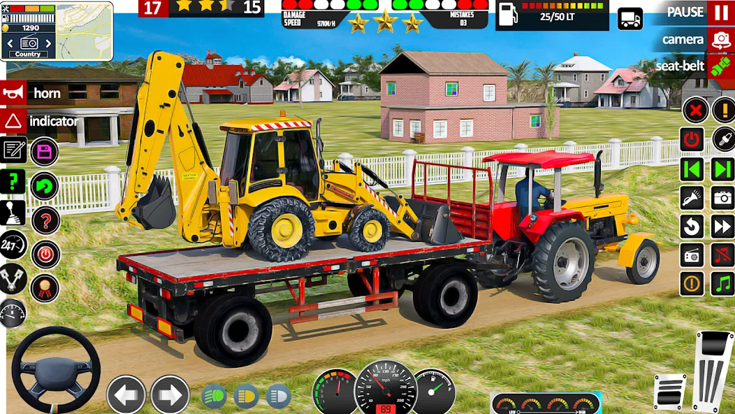 Indian Tractor Game Farming 3D [МОД Mega Pack] Screenshot 1