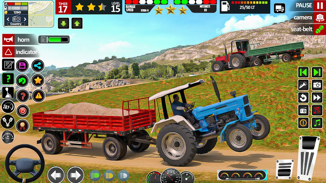Indian Tractor Game Farming 3D [МОД Mega Pack] Screenshot 3