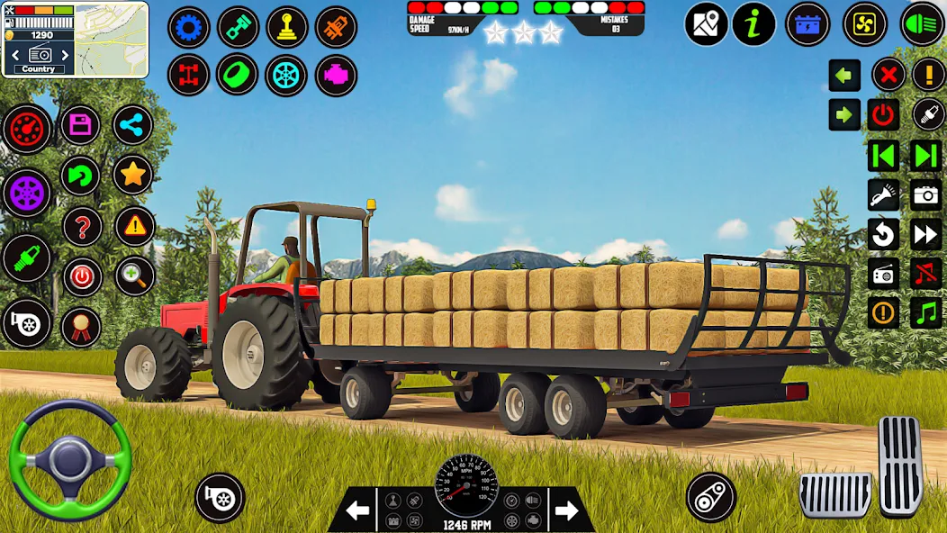 Indian Tractor Game Farming 3D [МОД Mega Pack] Screenshot 4
