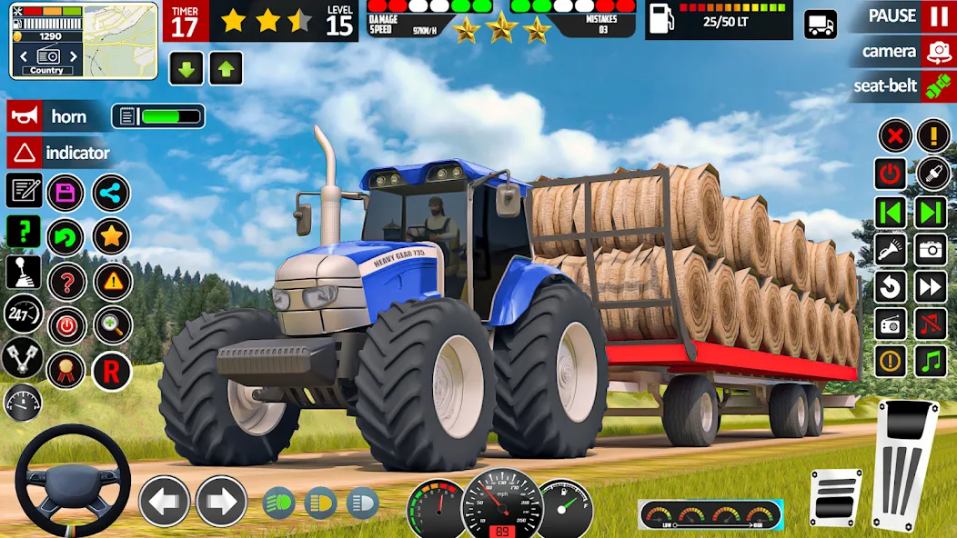 Indian Tractor Game Farming 3D [МОД Mega Pack] Screenshot 5