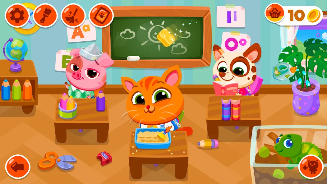 Bubbu School - My Virtual Pets (Буббу Скул) [МОД Unlocked] Screenshot 1