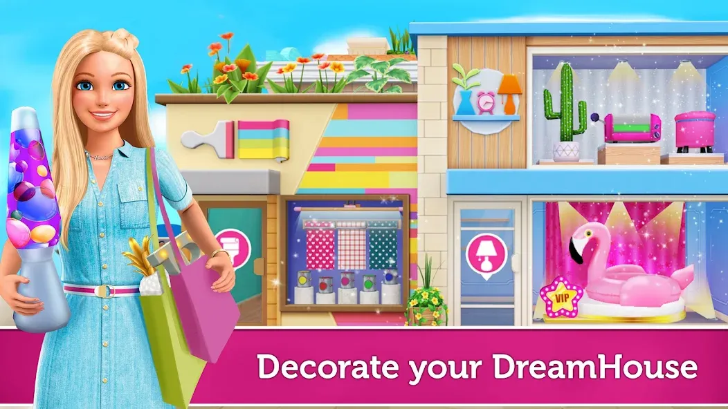 Barbie Dreamhouse Adventures (Барби Приключения в доме мечты) [МОД Unlocked] Screenshot 1