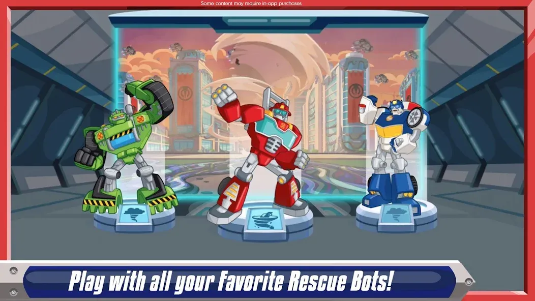 Transformers Rescue Bots: Dash (Трансформеры Боты спасатели) [МОД Бесконечные монеты] Screenshot 1