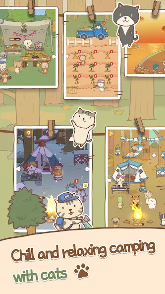 Animal Camping: Idle Camp (Анимал Кемпинг) [МОД Все открыто] Screenshot 1