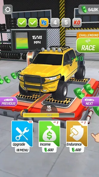 Dyno Racing (Дино Рейсинг) [МОД Много денег] Screenshot 4