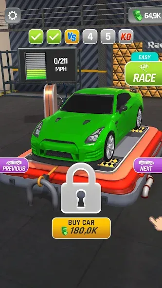 Dyno Racing (Дино Рейсинг) [МОД Много денег] Screenshot 5