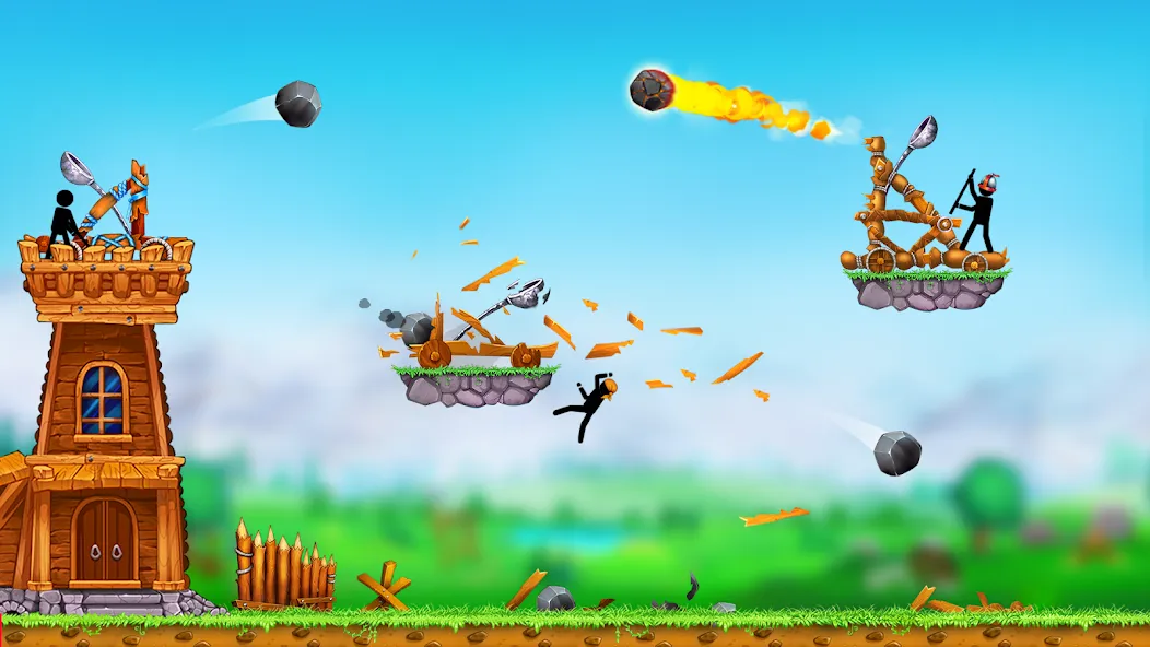 The Catapult 2 : bone masters [МОД Много монет] Screenshot 1