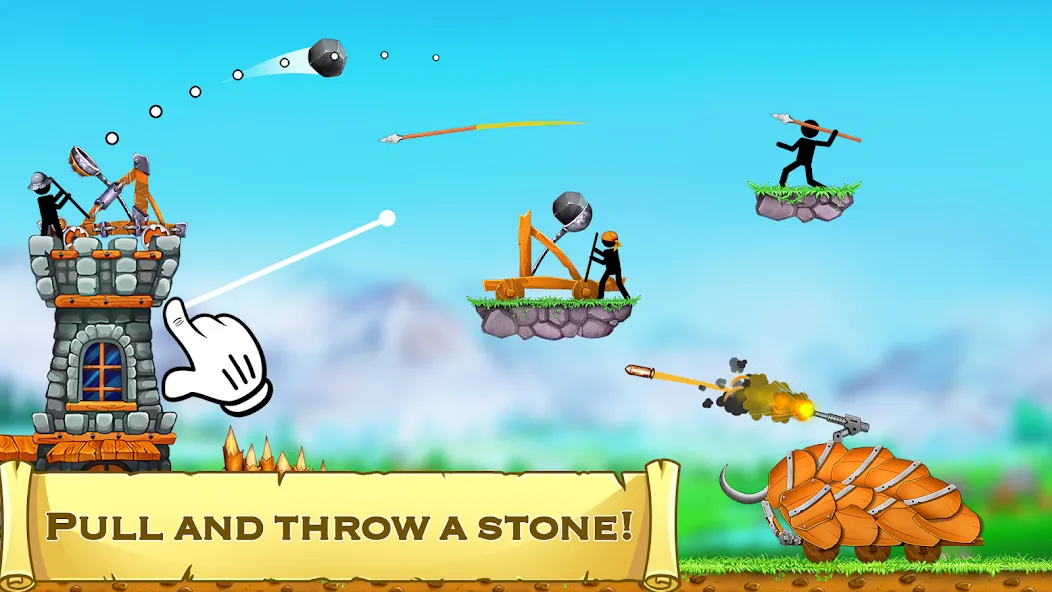 The Catapult 2 : bone masters [МОД Много монет] Screenshot 2