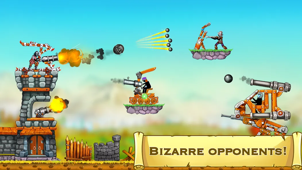The Catapult 2 : bone masters [МОД Много монет] Screenshot 3