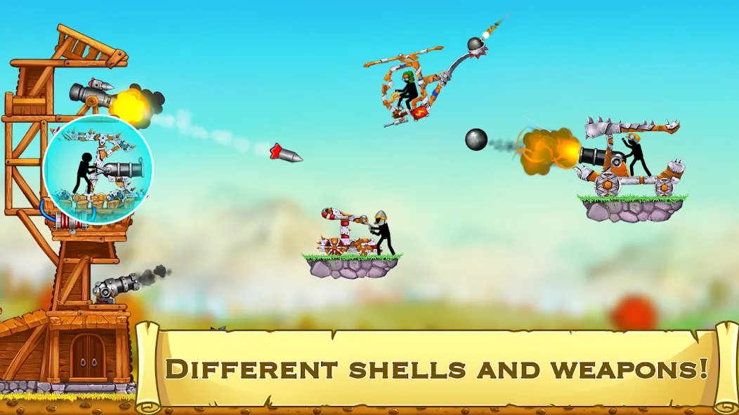 The Catapult 2 : bone masters [МОД Много монет] Screenshot 4