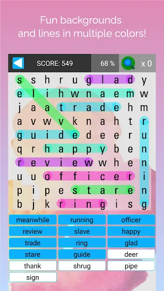 busca palabras: sopa de letras (буска палабрас) [МОД Бесконечные деньги] Screenshot 3