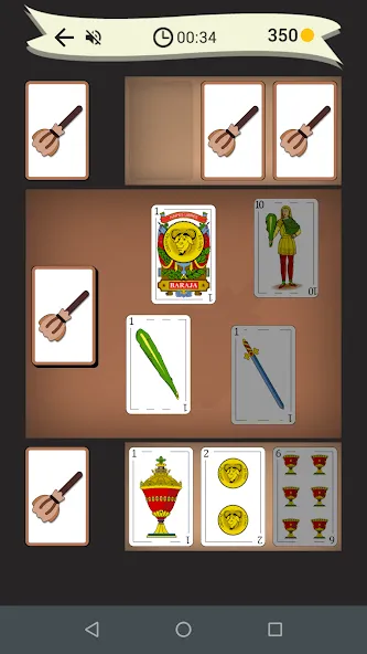 Broom: card game (Эскоба дель 15) [МОД Unlocked] Screenshot 3