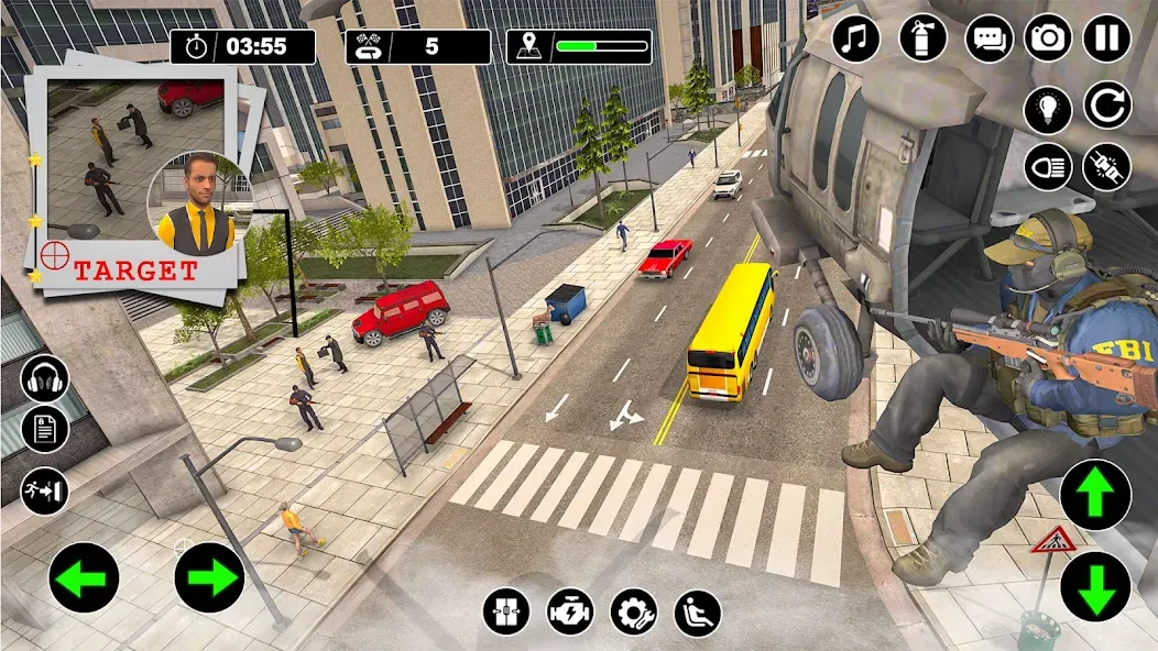 Police Helicopter Chase Game [МОД Menu] Screenshot 2