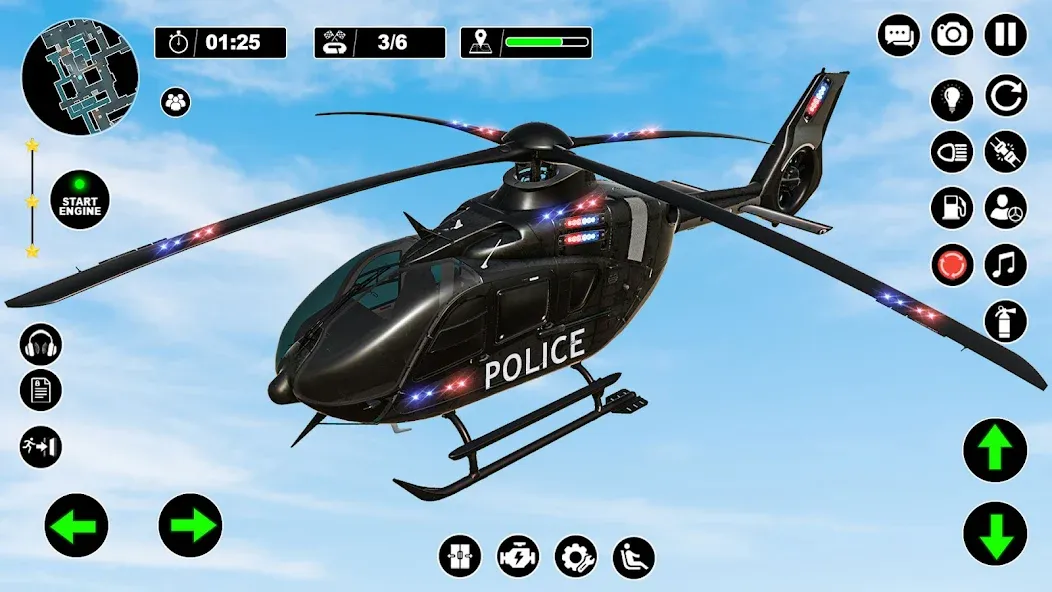 Police Helicopter Chase Game [МОД Menu] Screenshot 5