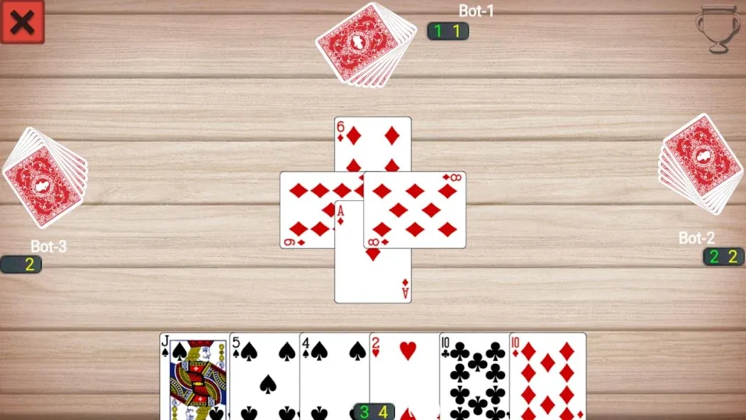 Callbreak Master - Card Game (Коллбрейк Мастер) [МОД Unlocked] Screenshot 4