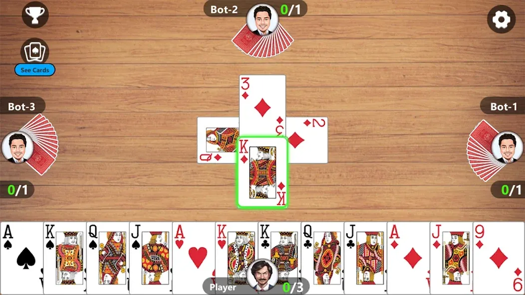 Callbreak Master 3 - Card Game [МОД Unlocked] Screenshot 2