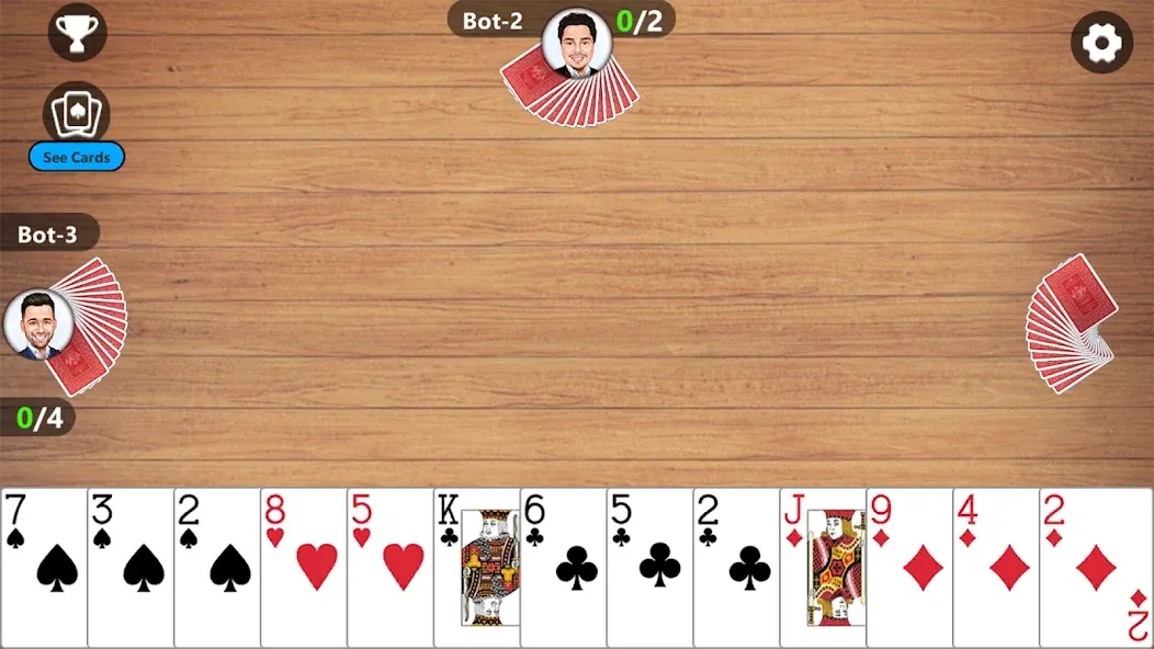 Callbreak Master 3 - Card Game [МОД Unlocked] Screenshot 4