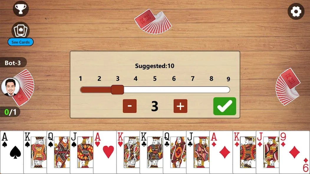 Callbreak Master 3 - Card Game [МОД Unlocked] Screenshot 5