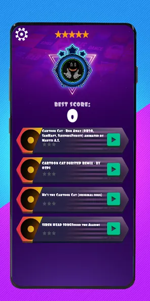 Cartoon cat - Hop tiles rush (Картун кэт) [МОД Бесконечные деньги] Screenshot 1
