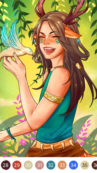 Color.Me: Coloring Puzzle [МОД Меню] Screenshot 1