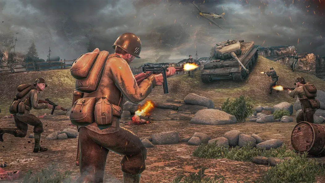 Medal of War – WW2 Games 2024 [МОД Много денег] Screenshot 1