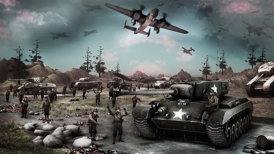 Medal of War – WW2 Games 2024 [МОД Много денег] Screenshot 4