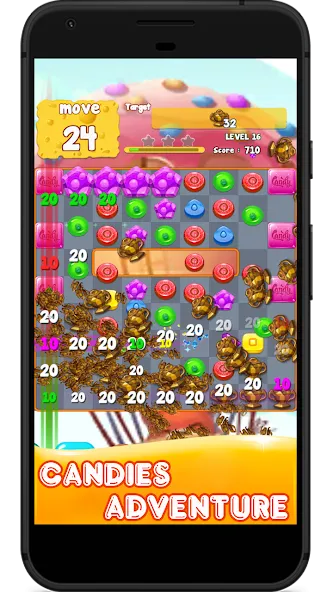 Candy 2024-Candy Match 3 Game (Кэнди 2023) [МОД Unlocked] Screenshot 1