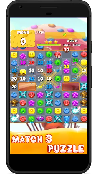 Candy 2024-Candy Match 3 Game (Кэнди 2023) [МОД Unlocked] Screenshot 2