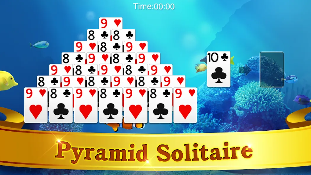 Pyramid Solitaire [МОД Много монет] Screenshot 5