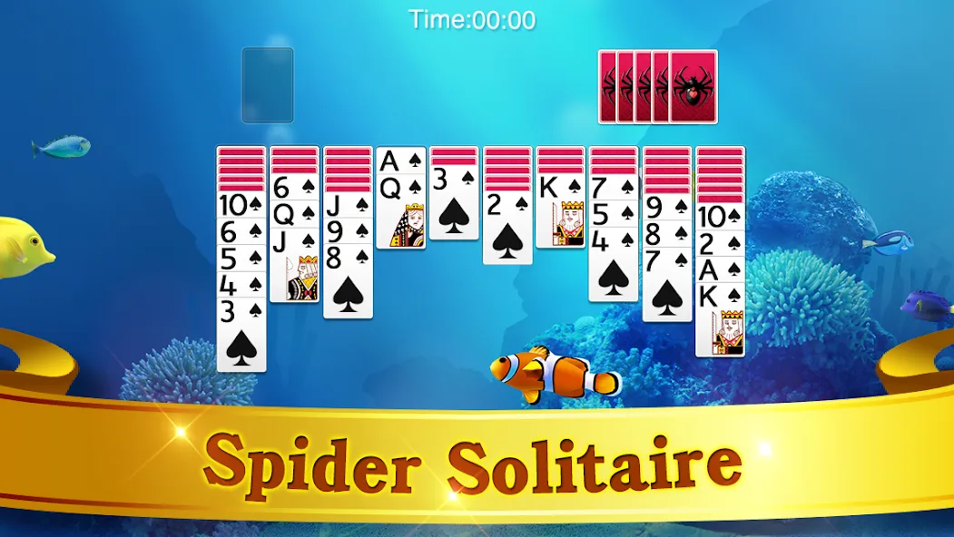 Spider Solitaire [МОД Много денег] Screenshot 5