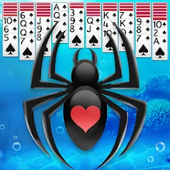 Взломанная Spider Solitaire  [МОД Много денег]