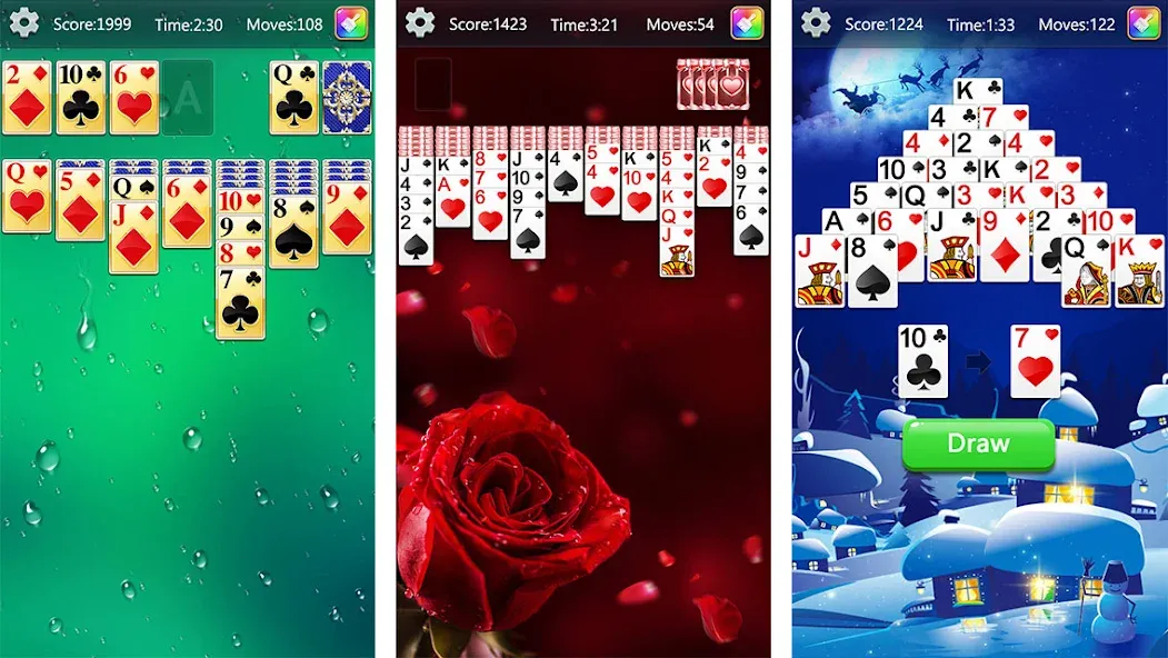 Solitaire Collection Fun (Солитер Коллекция Фан) [МОД Все открыто] Screenshot 1