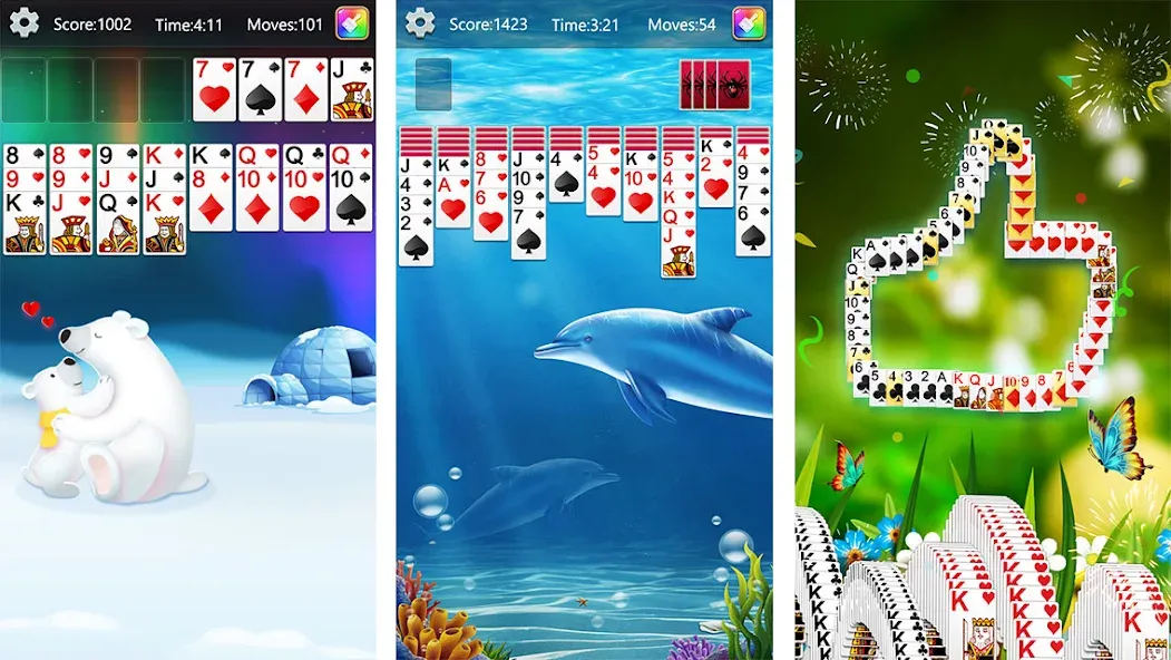 Solitaire Collection Fun (Солитер Коллекция Фан) [МОД Все открыто] Screenshot 2