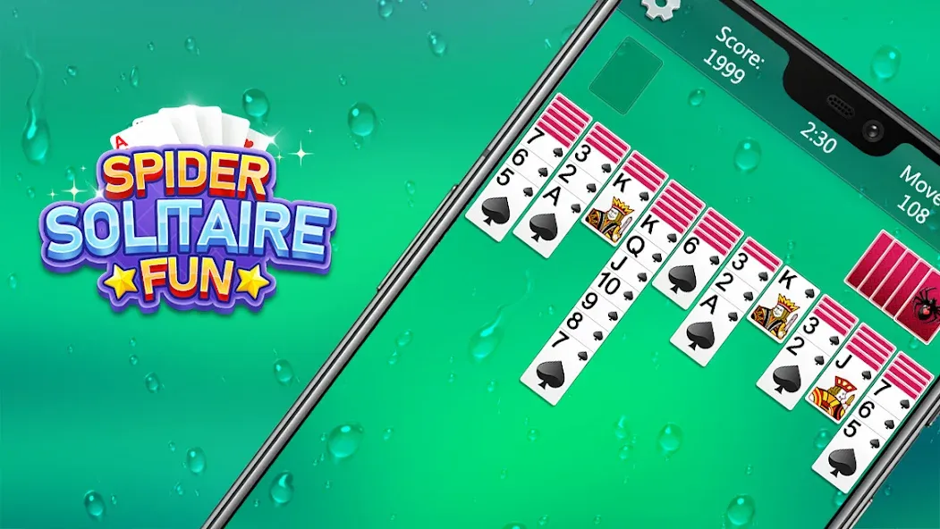 Spider Solitaire Fun (Спайдер Солитер Фан) [МОД Много денег] Screenshot 3