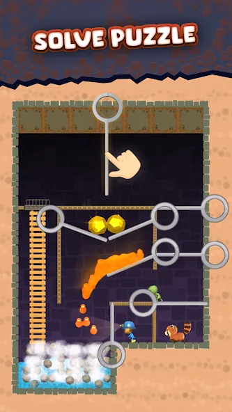 Mine Rescue: Gold Mining Games (Майн Рескью) [МОД Unlocked] Screenshot 4