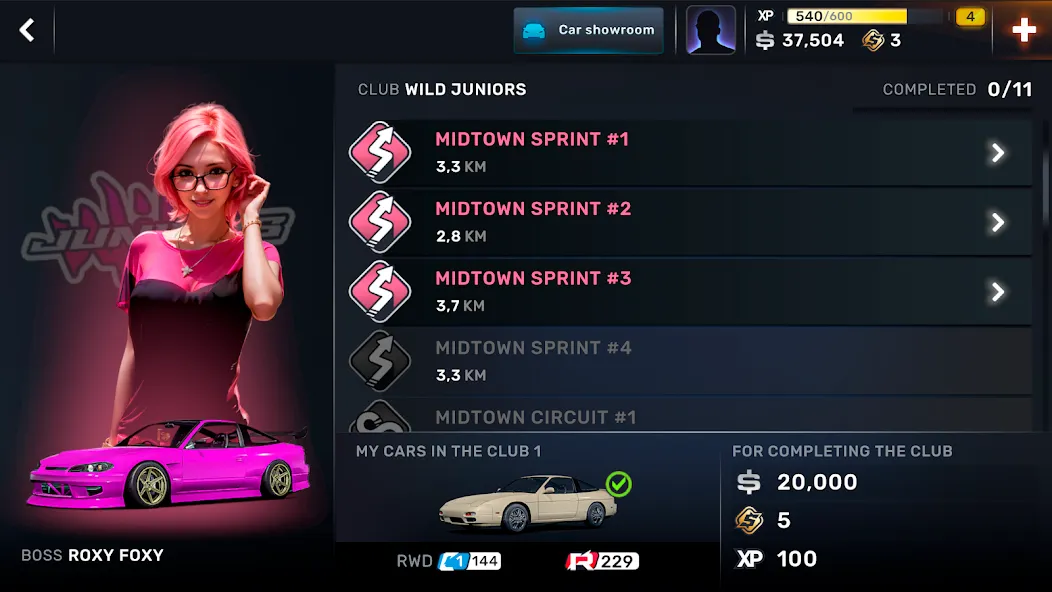 CarX Street (КарХ Стрит) [МОД Меню] Screenshot 2