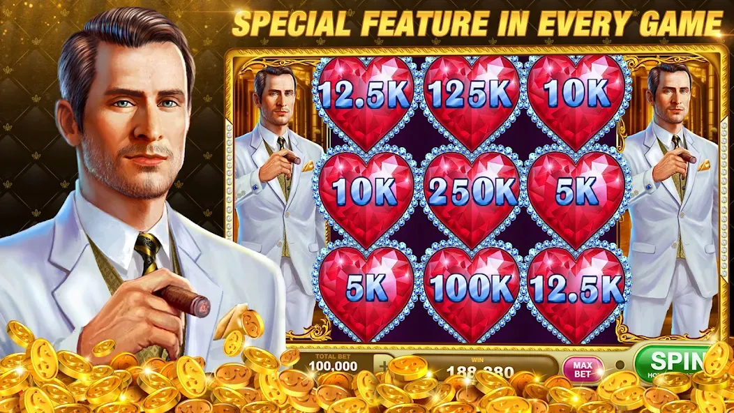 Slots Rush: Vegas Casino Slots (Слотс Раш) [МОД Mega Pack] Screenshot 1