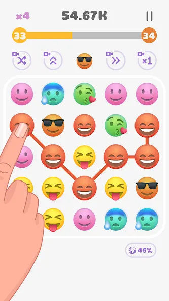 Connect the Pops! [МОД Бесконечные монеты] Screenshot 3