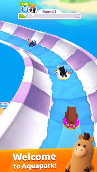 aquapark.io [МОД Много денег] Screenshot 1