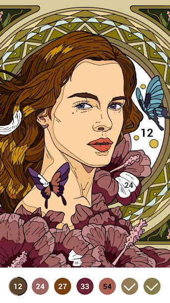 Casual Color - Color by Number [МОД Все открыто] Screenshot 1