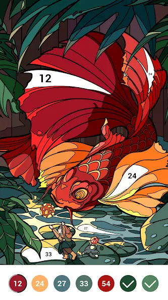 Casual Color - Color by Number [МОД Все открыто] Screenshot 5