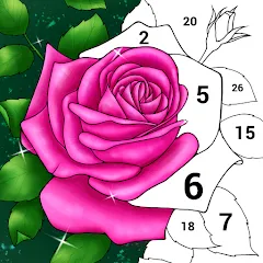 Взломанная Casual Color - Color by Number  [МОД Все открыто]